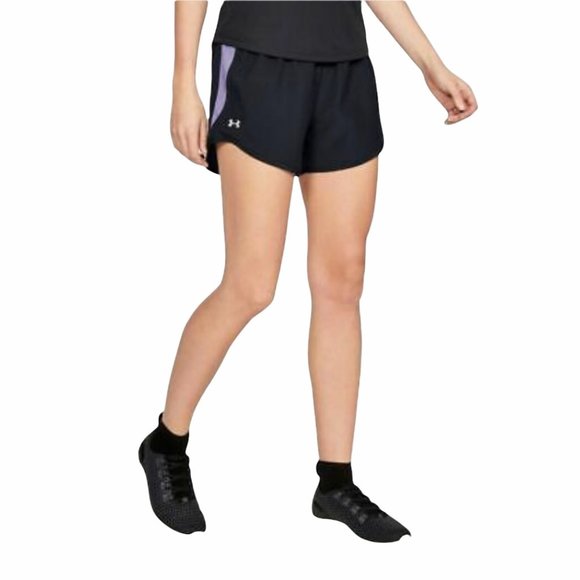 Under Armour Pants - 🌸MEGA SALE🌸 Under Armour Black Lilac Shorts Pockets Women's 1290872 021
